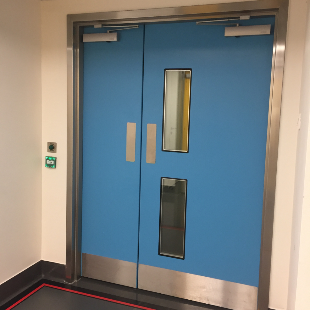 Research-hinged-GRP-fire-door